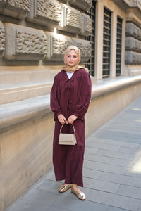 Önden Bağlamalı Cupra Takım Bordo