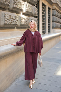 Önden Bağlamalı Cupra Takım Bordo