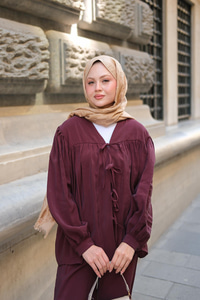 Önden Bağlamalı Cupra Takım Bordo