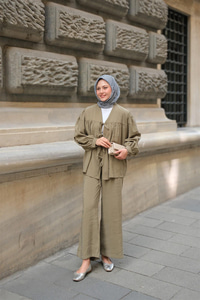 Önden Bağlamalı Cupra Takım Küf Yeşil