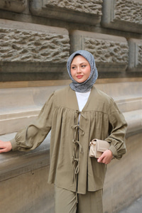 Önden Bağlamalı Cupra Takım Küf Yeşil