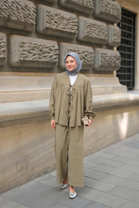 Önden Bağlamalı Cupra Takım Küf Yeşil