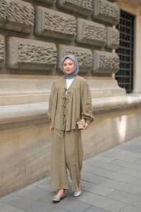 Önden Bağlamalı Cupra Takım Küf Yeşil