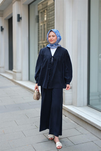 Önden Bağlamalı Cupra Takım Lacivert