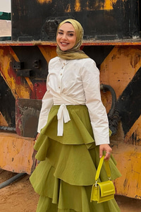 Önden Bağlamalı Gömlek Beyaz