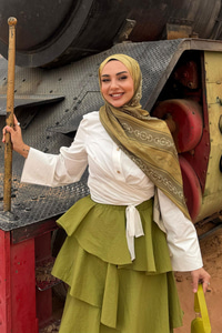 Önden Bağlamalı Gömlek Beyaz