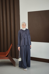 Önü Çapraz İp Detay Takım Füme