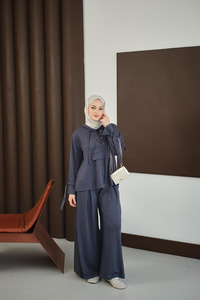 Önü Çapraz İp Detay Takım Füme