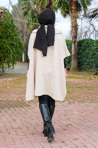 Önü Fermuarlı Panço Taş