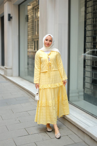 Önü Kurdale Detay ikili Takım Sarı