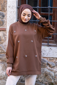 Uygun Fiyatlı ONU TAS DETAY SEWAT KAHVERENGI | Loccomoda.com 