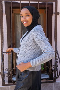 Uygun Fiyatlı ORGU DETAY DUGMELI HIRKA GRI | Loccomoda.com 