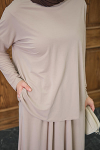 Oval Kesim Takım Krem