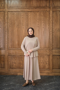 Oval Kesim Takım Krem