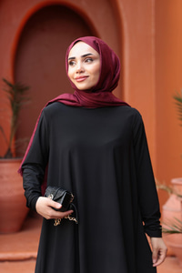 Paçası Lastik Detaylı Takım Siyah