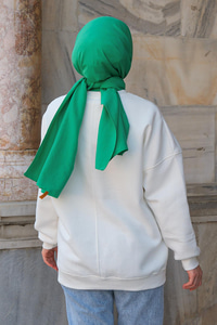 Packers Bisiklet Yaka Sweatshirt  Beyaz