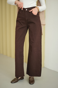 Palazzo Kot Pantolon Kahverengi