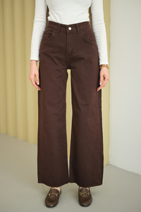 Palazzo Kot Pantolon Kahverengi