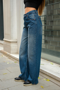 Palazzo Kot Pantolon Mavi