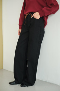 Palazzo Kot Pantolon Siyah