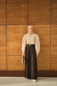 Palazzo Pantolon Kahverengi