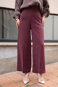 Pallazzo Pantolon Bordo