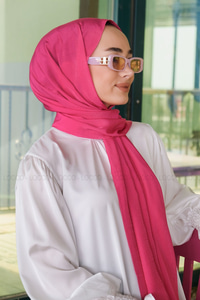 Uygun Fiyatlı PAMUK IPEK SAL FUSYA | Loccomoda.com 