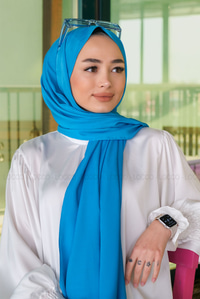 Uygun Fiyatlı PAMUK IPEK SAL TURKUAZ | Loccomoda.com 