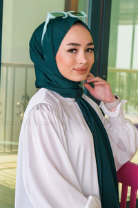 Uygun Fiyatlı PAMUK IPEK SAL ZUMRUT YESIL | Loccomoda.com 