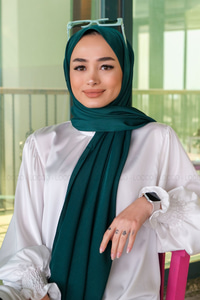 Uygun Fiyatlı PAMUK IPEK SAL ZUMRUT YESIL | Loccomoda.com 