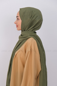 Uygun Fiyatlı PAMUK KRAS SAL HAKI YESIL | Loccomoda.com 