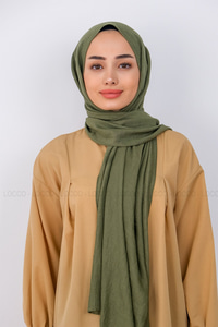 Uygun Fiyatlı PAMUK KRAS SAL HAKI YESIL | Loccomoda.com 