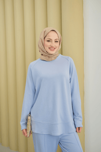 Pantolonlu Takım Açık Mavi