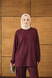 Pantolonlu Takım Bordo