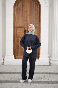 Pantolonlu Takım Lacivert