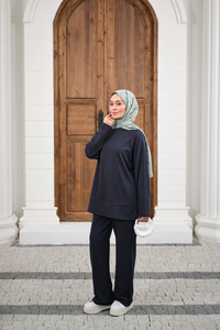 Pantolonlu Takım Lacivert