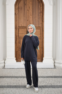 Pantolonlu Takım Lacivert