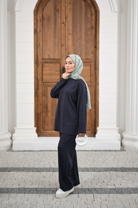 Pantolonlu Takım Lacivert