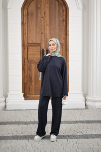 Pantolonlu Takım Lacivert