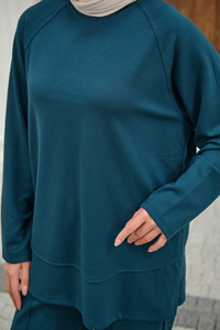 Pantolonlu Takım Petrol Mavi