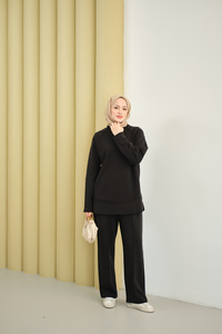 Pantolonlu Takım Siyah