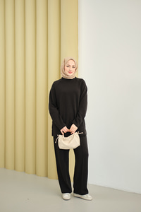 Pantolonlu Takım Siyah