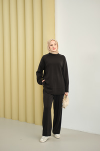 Pantolonlu Takım Siyah