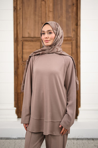 Pantolonlu Takım Vizon