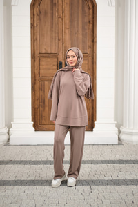 Pantolonlu Takım Vizon