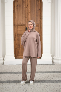 Pantolonlu Takım Vizon