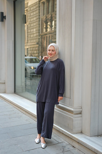 Parça Detay İkili Takım Antrasit