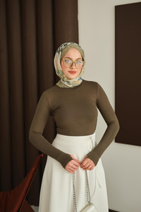 Parmak Geçirmeli Body Yeşil