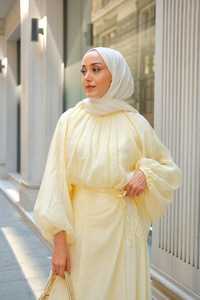 Pelerinli İkili Takım Sarı