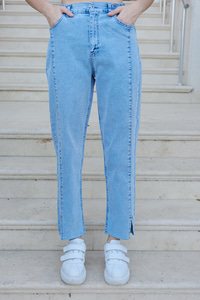 Pensli Kot Pantolon Buz Mavi